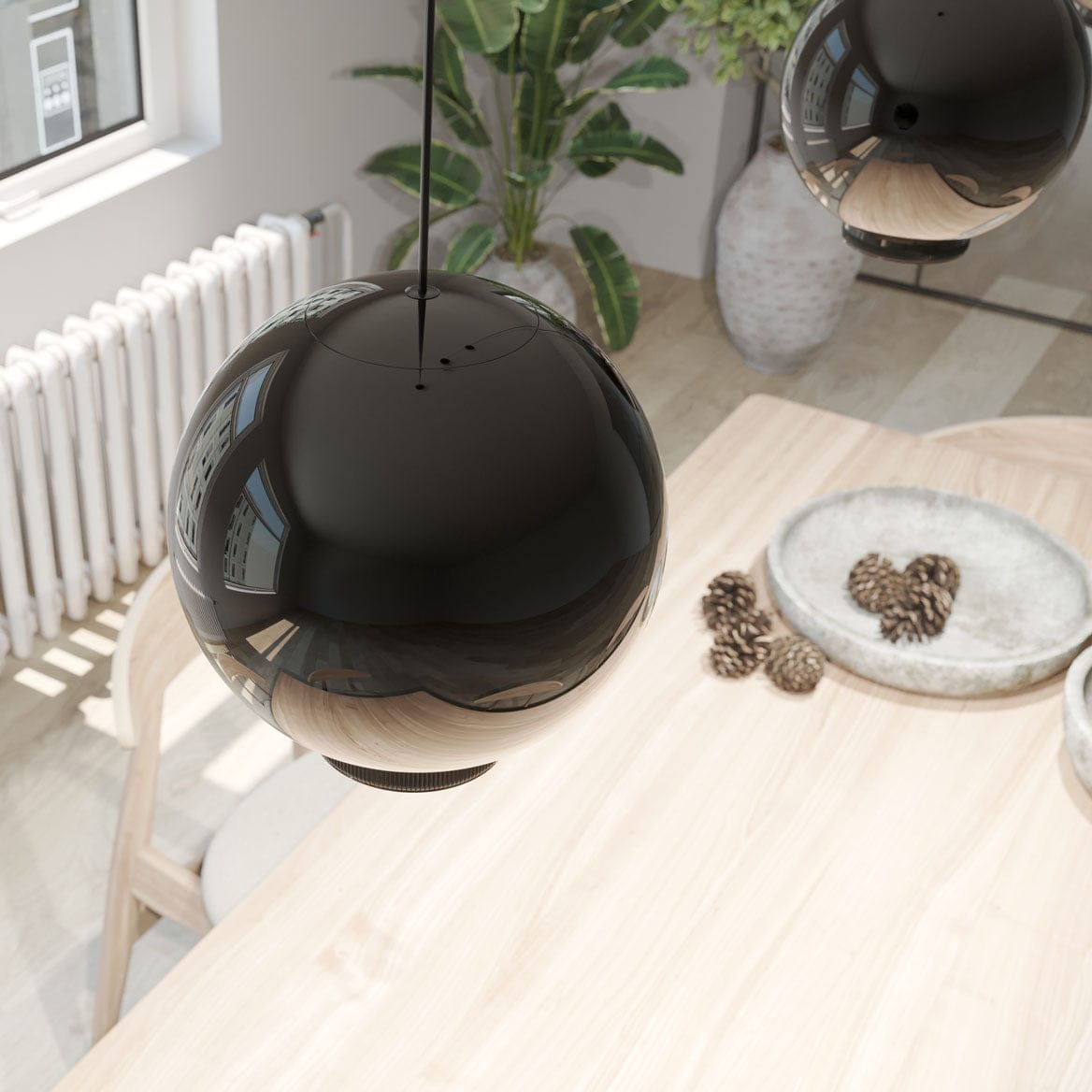 Lampe loft moderne | Design artistique | Solution d'éclairage subtile | Suspension élégante | Convient aux plafonds hauts | Finition luxueuse