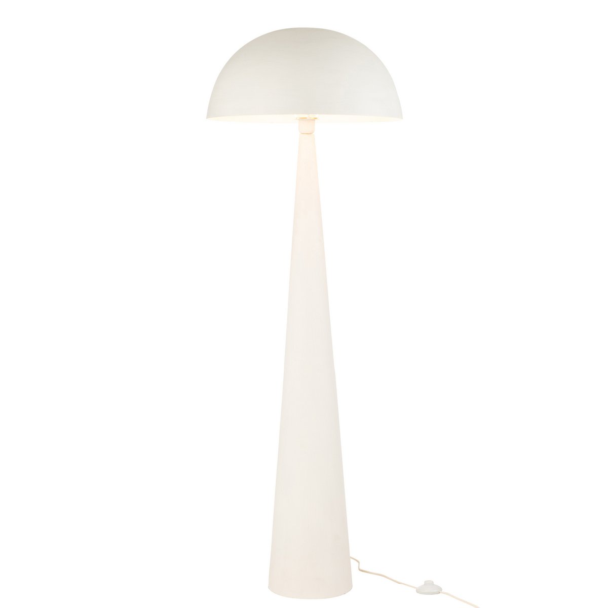 J-Line | Metall Stehlampe | Schwammförmiges Design | Matt Weiß Finish | 148 cmH | Elegant & Modern | Breite 50,5 cm | Langlebige Qualität | Dekorativ