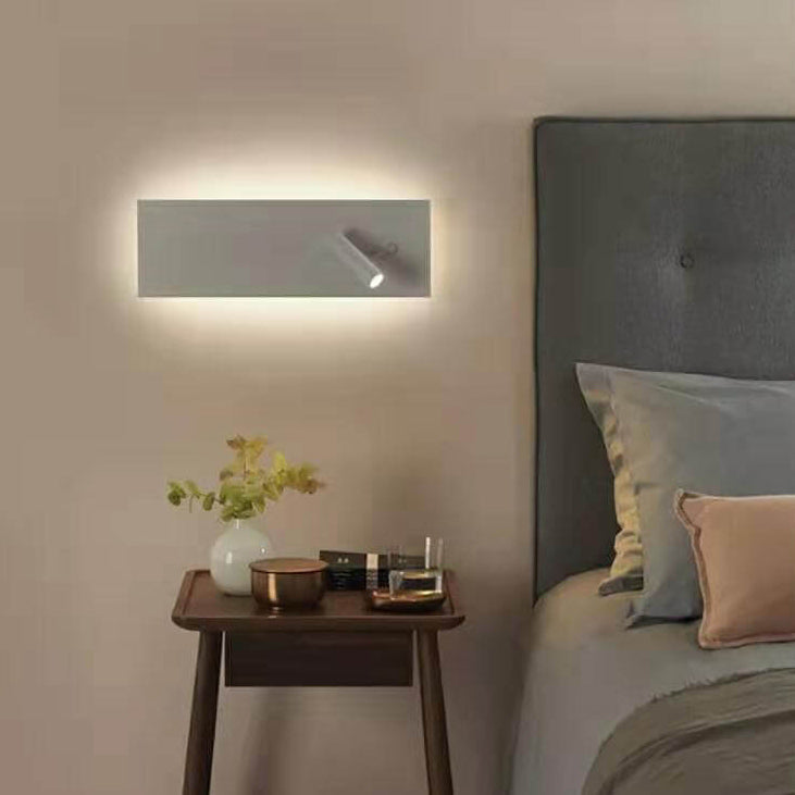 LED Wandleuchte | Modernes Skandinavisches Design | Aluminium | Weiß/Schwarz | 9W | 900 Lumen | Wohnzimmer & Schlafzimmer | Einfache