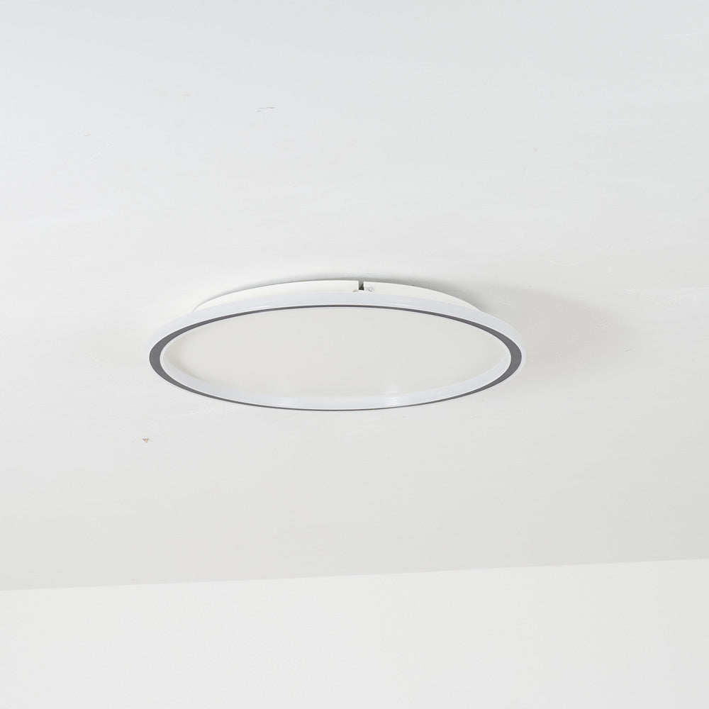 LunaNova LED Loftlys | Design Rond | Noir et Blanc | Métal et Acrylique | Ø 30/40/50 cm | Éclairage Économique | Pour Salon, Chambre & Salle à