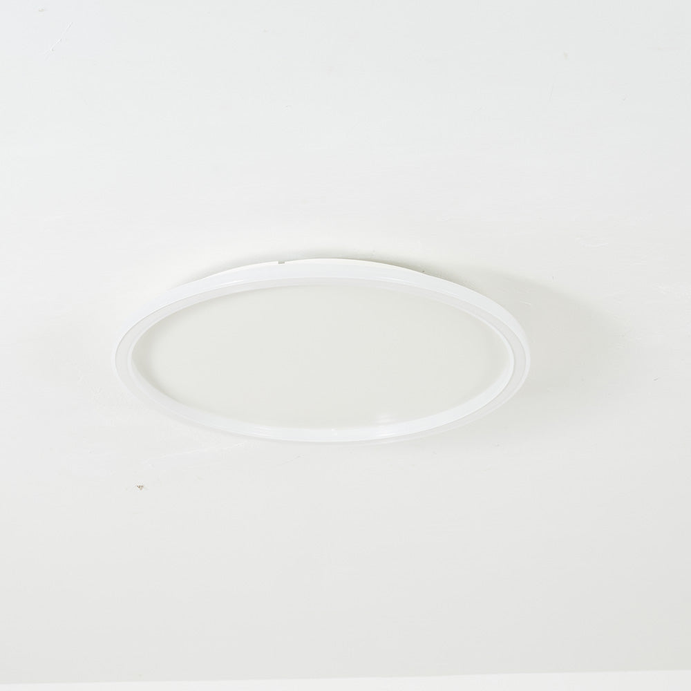 LunaNova LED Loftlys | Design Rond | Noir et Blanc | Métal et Acrylique | Ø 30/40/50 cm | Éclairage Économique | Pour Salon, Chambre & Salle à