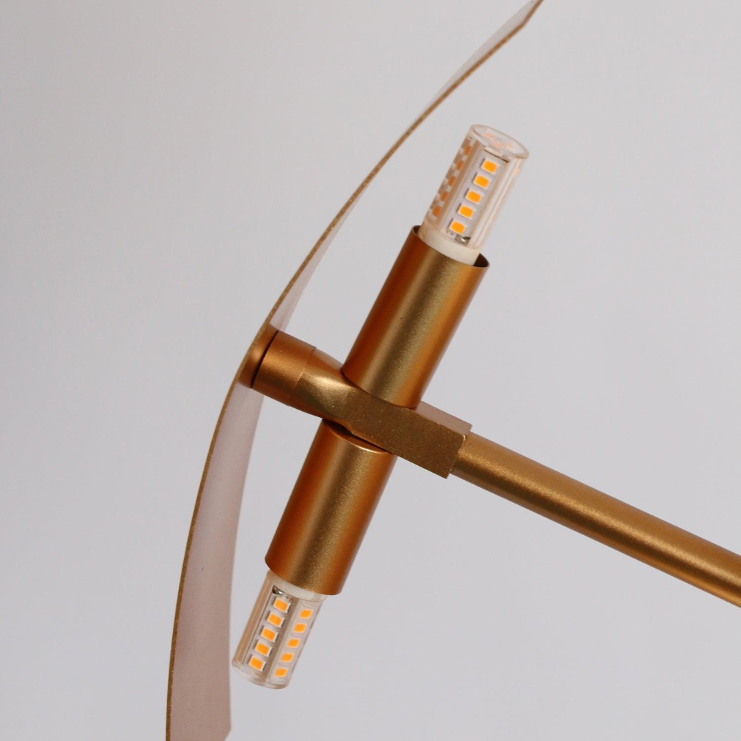 Lenoretta elegante skulpturale Lampe | Abstraktes Design | Qualitätsmaterialien | Minimalistische Beleuchtung | Moderne