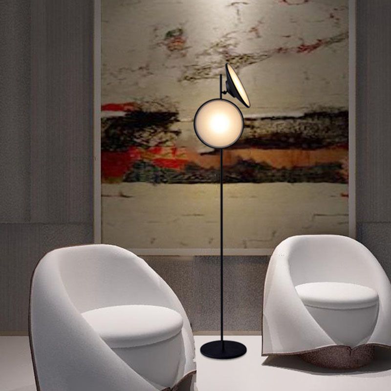 Moderne LED Lampe | Rund Design | Metall | Schwarz | Schlafzimmer & Wohnzimmer | 5 Lichtquellen | Innen | 110V-240V | IP20 | Metall & Keramik | Hohe