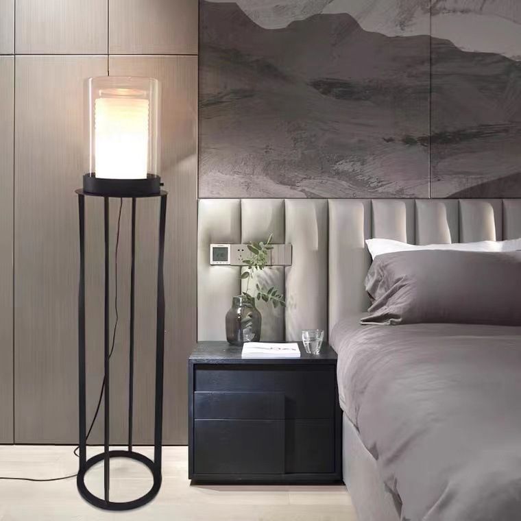 Moderne LED-Zylinderlampe | Innenbeleuchtung aus Metall und Keramik | Perfekt für Wohnzimmer, Schlafzimmer und Esszimmer | Höhenverstellbares