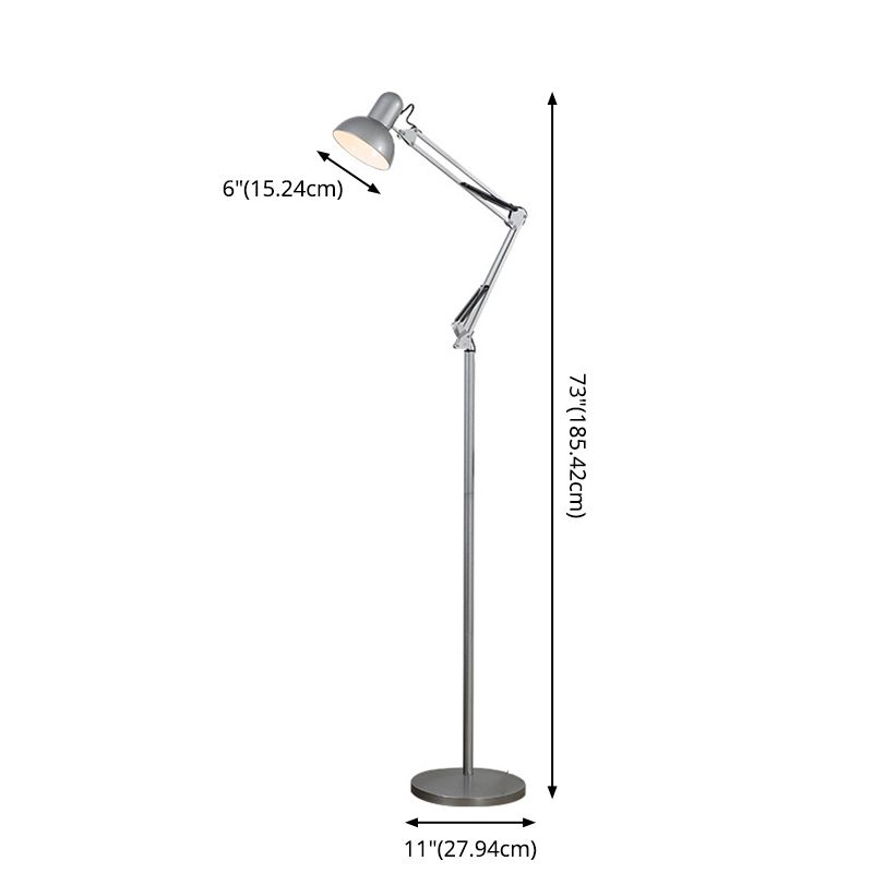 Galveris | Justierbare Architekten-inspirierte Stehlampe | Modernes Design | Stabile Basis | Optimale Arbeitsbeleuchtung | Langlebige Materialien