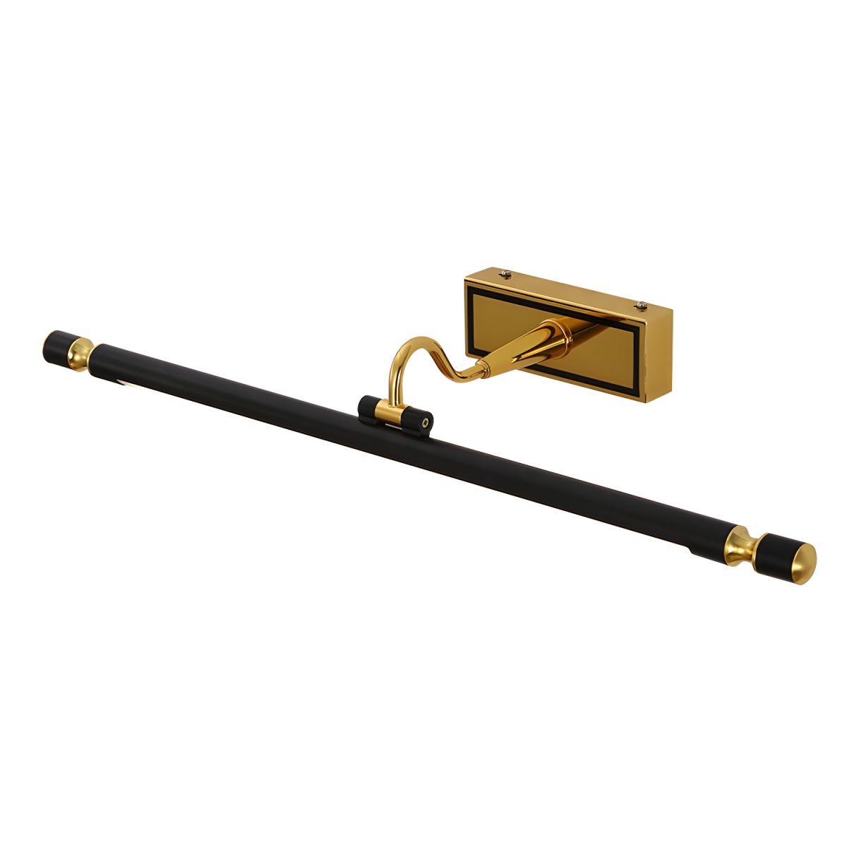 LED-badrumslampor | Modern svart väggmonterad belysning | LED ingår | Järn och akryl | Trådbunden strömkälla | Enkel installation | 110–120 V | Elegant och funktionell design