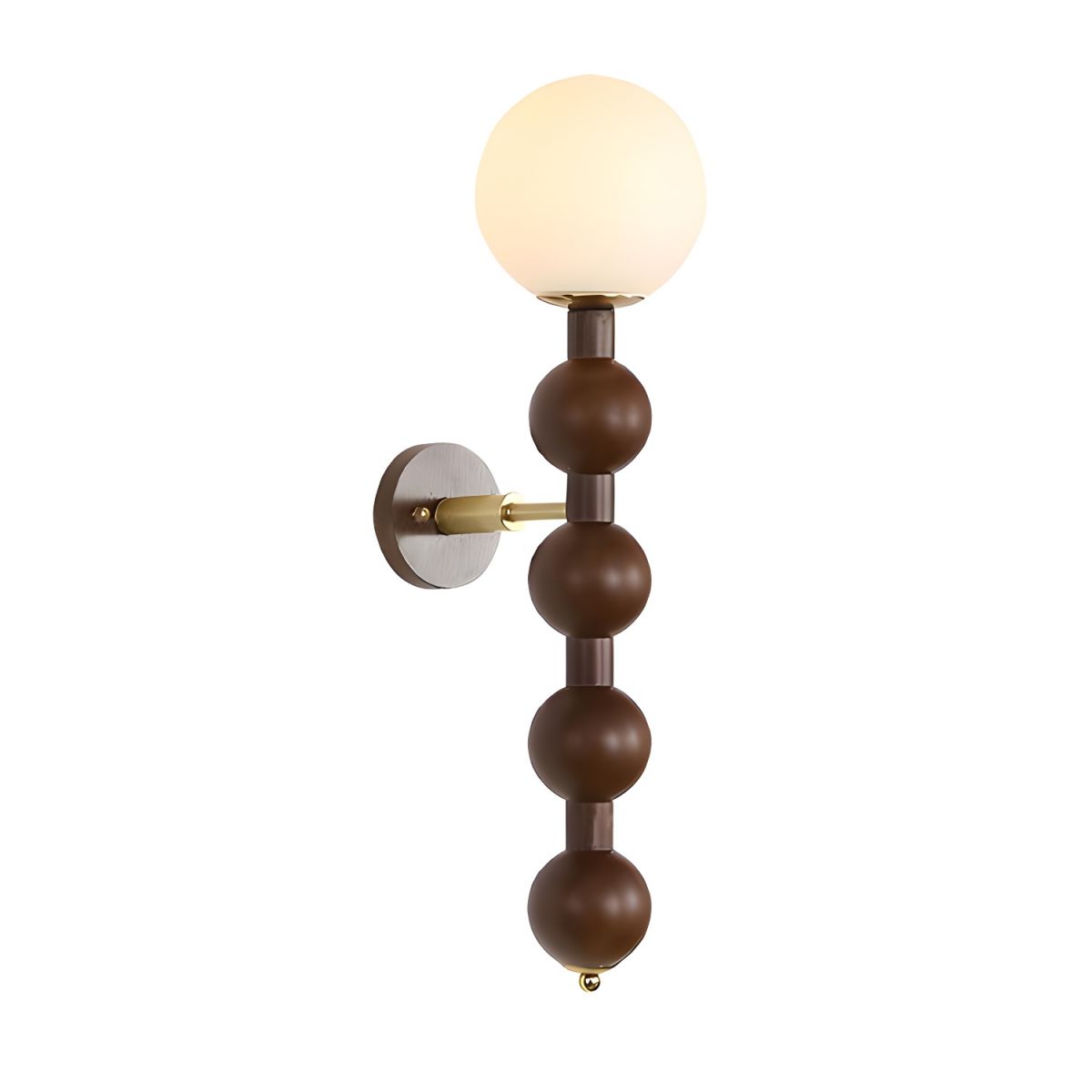 Elegancka lampa ścienna | Design Bauhaus | Wiele kulistych źródeł światła | Minimalistyczny metal | Pasuje do nowoczesnych wnętrz | Napięcie 110