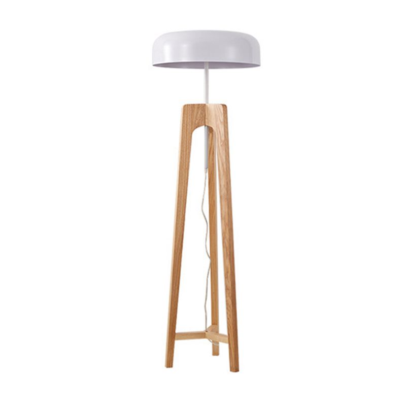 Moderne Stehlampe | Holzdesign | Hohe Qualität | Stimmungsvolle Beleuchtung | Ideal für Wohnzimmer, Schlafzimmer oder Arbeitszimmer | Klassische und
