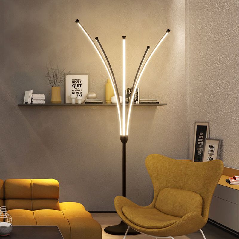 Alvarne | Moderne Stehlampe | Stilvolles Design | Effektive Beleuchtung | Robuste Konstruktion | Für Wohnzimmer, Schlafzimmer und Büro | Hohe