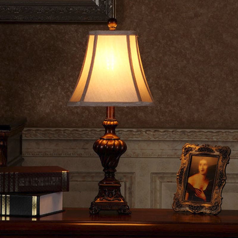 UrnLuxe | Elegancki kształt urny | Lampka nocna 45 cm | Metal i szkło | Czarny | Oprawa E27 | Kabel 2