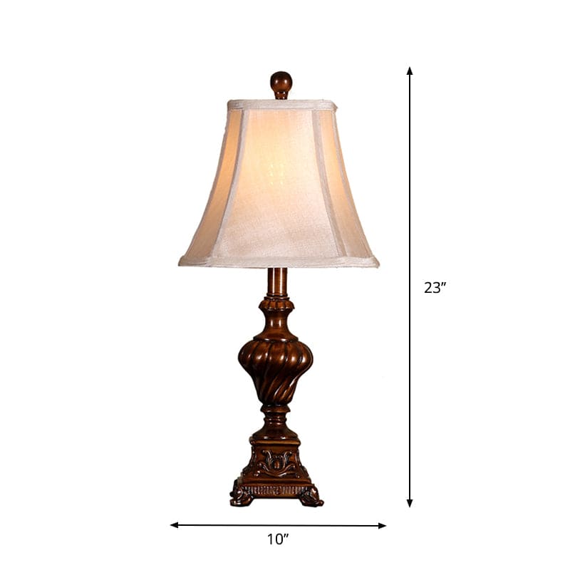 UrnLuxe | Elegancki kształt urny | Lampka nocna 45 cm | Metal i szkło | Czarny | Oprawa E27 | Kabel 2