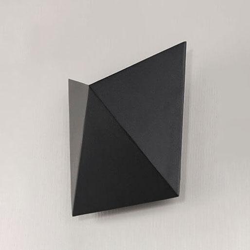 Lampe murale LED Origami | Design moderne | Noir et blanc | Aluminium | 1 lumière | 6W | 600 lm | LED intégrée | Installation facile | Convient pour