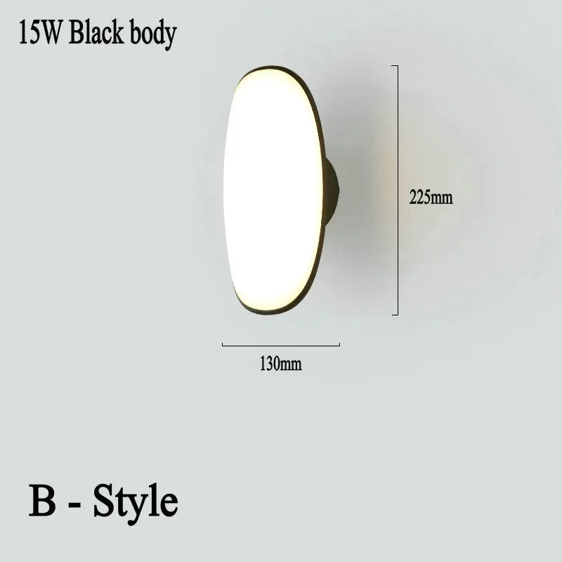 AquaShield | Udendørs væglampe | Vandtæt LED | Moderne design | Højkvalitets aluminium | Elegant IP66 belysning | 15W LED | Perfekt til