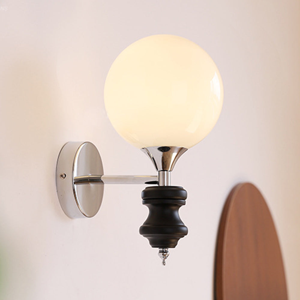 Unik lampe murale vintage française | Laiton & verre | Or | E27 | Design inspiré du Moyen Âge | Pour salle à manger, salon & chambre | 26cm de