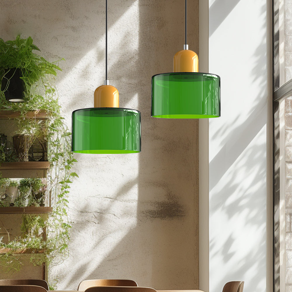 Bauhaus Modern Glass Pendant Light | Artistic Design | Home Decor Lighting | Elegant Minimalist Fixture