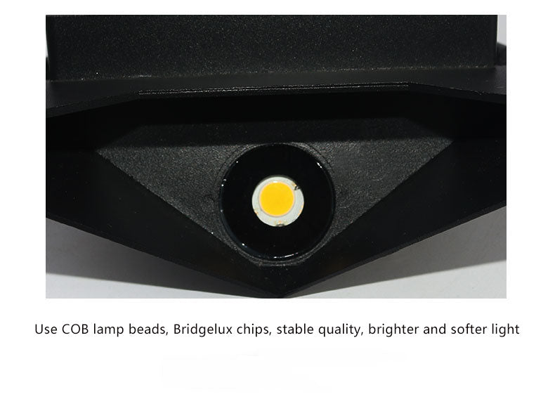 Origami LED Wandleuchte | Modernes Design | Schwarz-weiß | Aluminium | 1 Licht | 6W | 600 lm | Eingebaute LED | Einfache Installation | Geeignet für