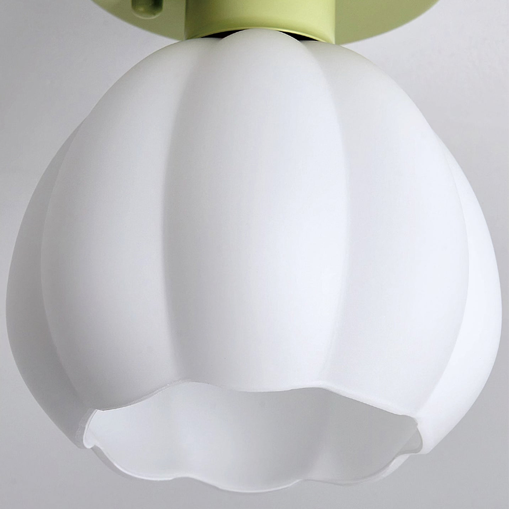 LoveGlow Glas & Metal Loftlampe | Romantisk stil med elegant design | Ideel til stue og soveværelse