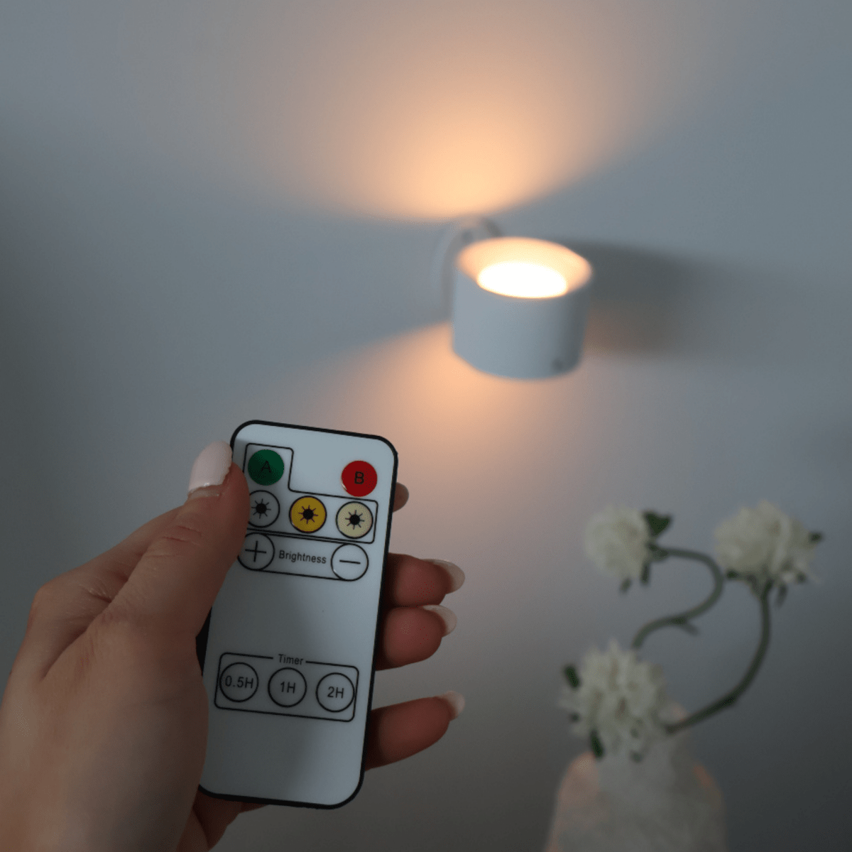Nuvia | Draadloze LED Wandlamp