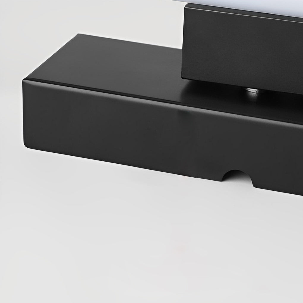 Sort | Weiß | 330° Justierbar Drehbar | Minimalistische LED Wandleuchte | Geometrisches Design | Silikon Bildschirm | Aluminium | Schlafzimmer