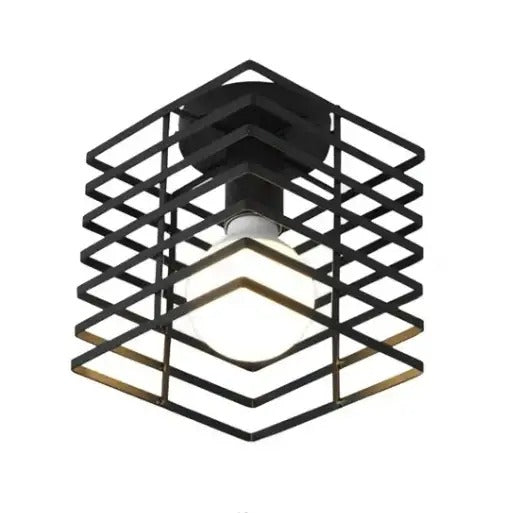 Nautisk Loftslampe | Sømandsinspireret | LED Belysning | Skandinavisk Design | Jern og Skifer Materialer | 220V | CE Godkendt | Elegant