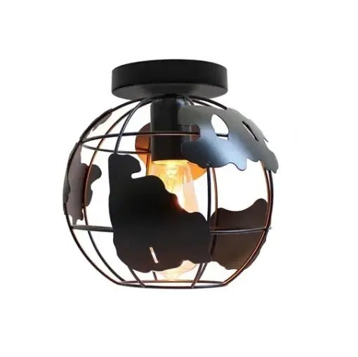 Nordisk Elegant Loftslampe | LED Lys | Jern/Skifer | 220V/240V | CE/CCC Certificeret | Stilfuld Belysning til Moderne og Klassiske