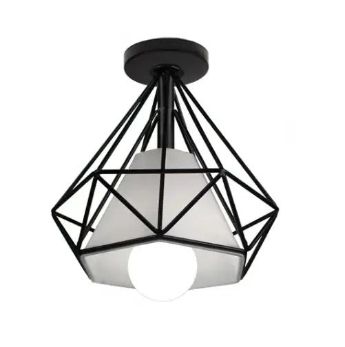 Nordisk design | LED loftsbelysning i jern/skifer | Blødt og elegant lys | Tidssvarende og tidsløs belysningsløsning | CE/CCC