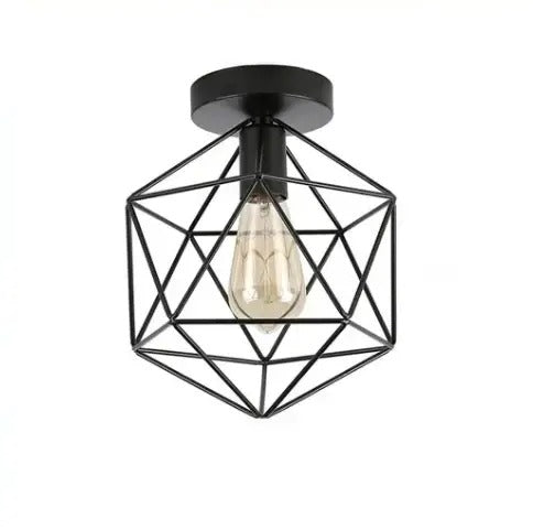 Skandinavische Deckenlampe | Geometrisches Design | LED-Beleuchtung | Eisen und Schiefer | Modernes Interieur | 220V/240V | CE/CCC zertifiziert