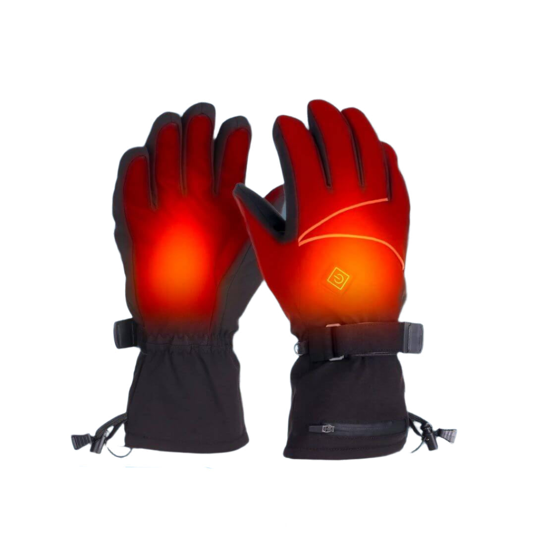HEATGRIP Vinterhandsker | Anti-slip | Vandtætte og vindtætte | Touchscreen kompatibel | Justérbar temperatur | HikeHub