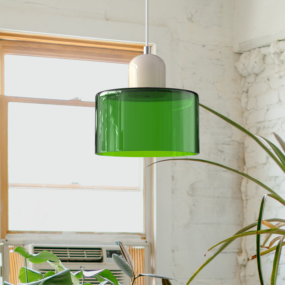 Bauhaus Modern Glass Pendant Light | Artistic Design | Home Decor Lighting | Elegant Minimalist Fixture