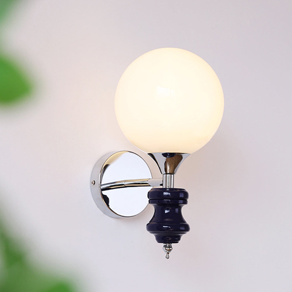 Unik lampe murale vintage française | Laiton & verre | Or | E27 | Design inspiré du Moyen Âge | Pour salle à manger, salon & chambre | 26cm de