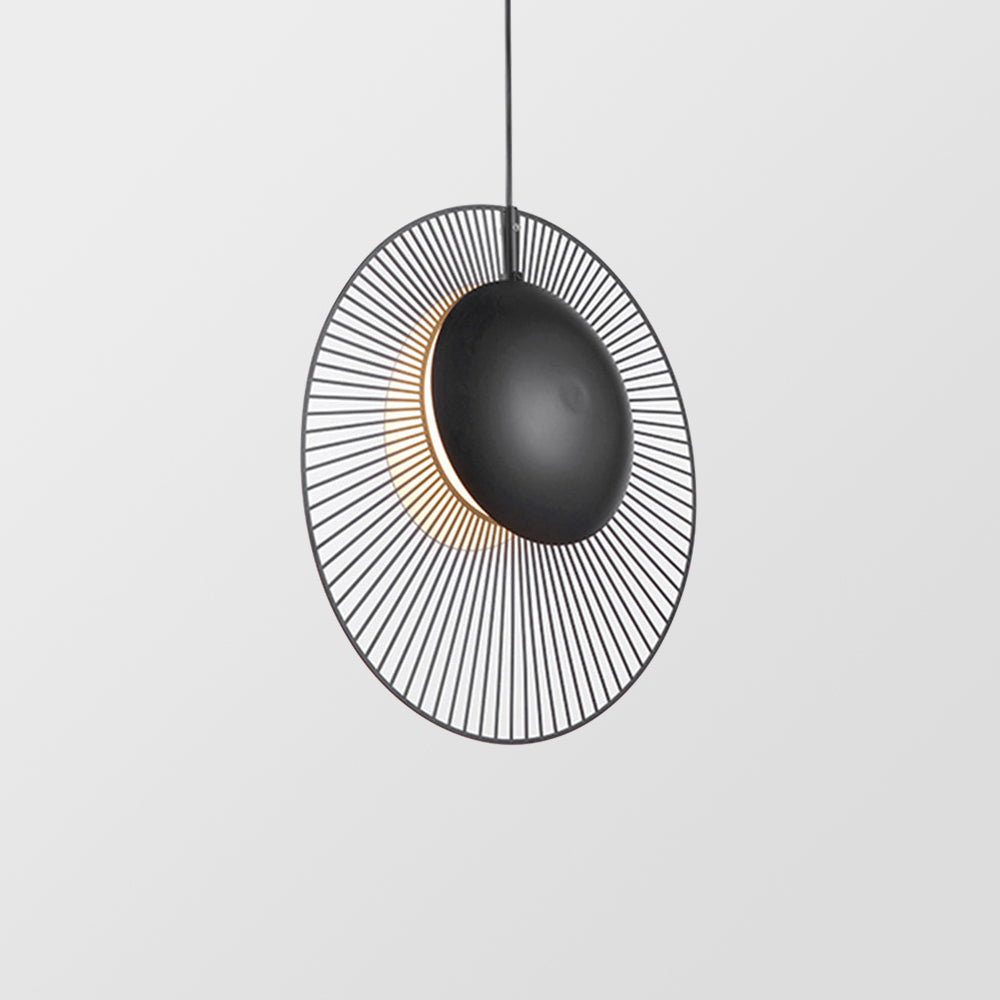 Moderne | Noir Métal Suspension | Hauteur Réglable | 22cm/52cm | Ø20cm/26cm | Design Élégant | E26/E27 | 40W | Pour Salle à Manger | Non Dimmable