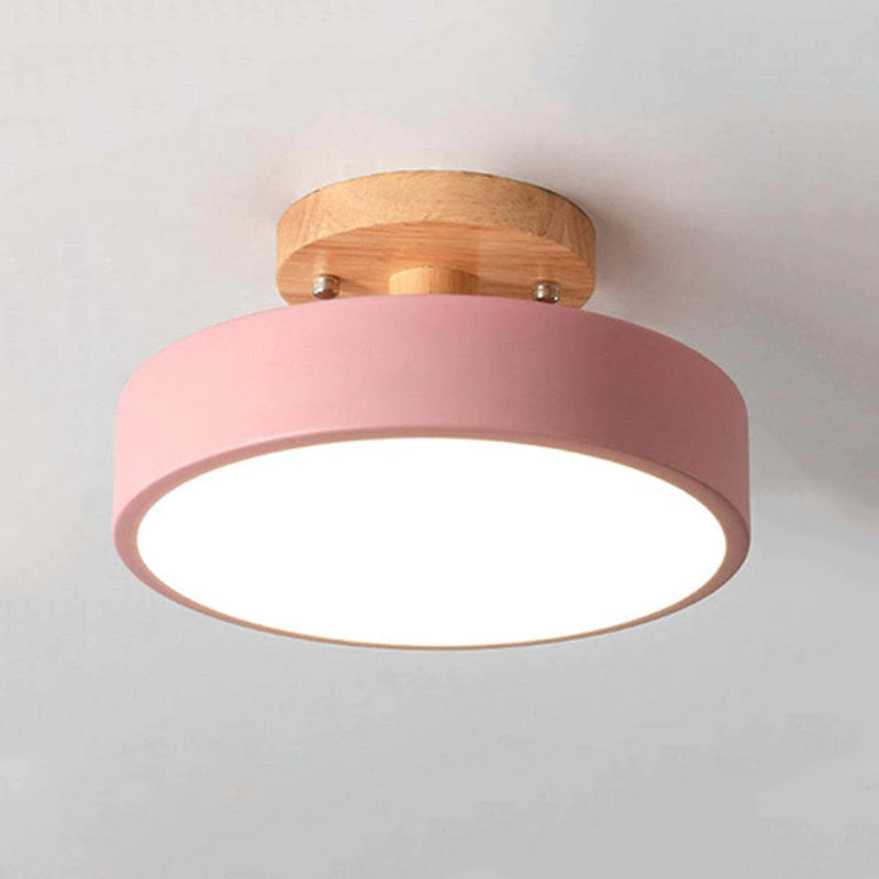 VegaGleam | Elegante LED-Lampe aus Holz und Acryl | Vielseitige Wandleuchte für Wohnzimmer, Schlafzimmer oder Esszimmer | Energieeffiziente