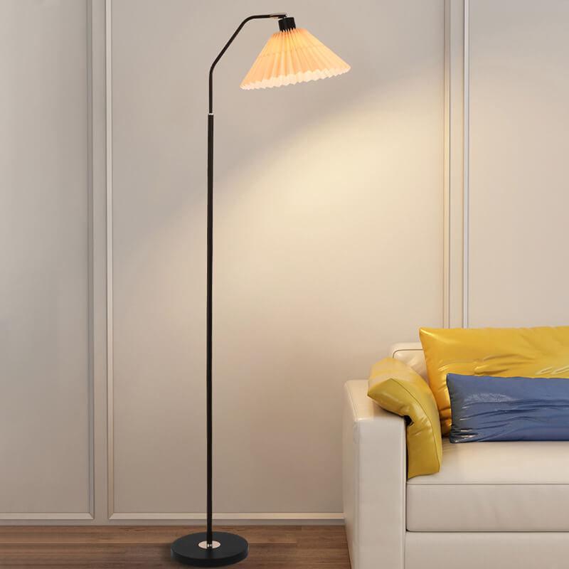 Castaviro | Justierbare Stehlampe | Modernes Design | Faltbare Lampenschirm | Kompatibel mit LED- und Glühlampen | Beleuchtung für Wohnzimmer,