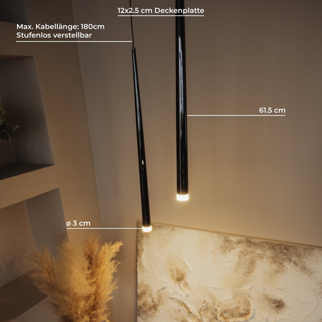 HADES | Moderne LED-Loftslampe | Energieeinsparende Beleuchtung | Einfache Installation | Stilvolles Design | Geeignet für Wohnzimmer und