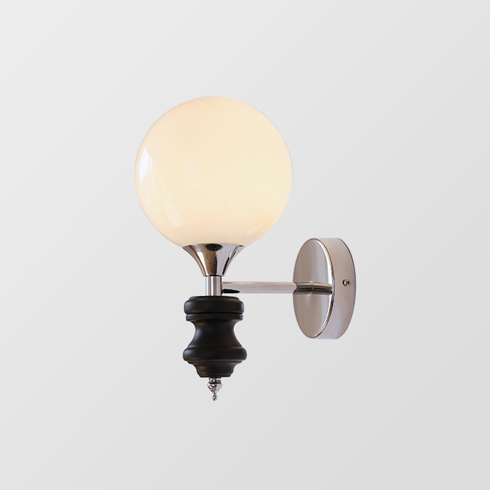 Unik lampe murale vintage française | Laiton & verre | Or | E27 | Design inspiré du Moyen Âge | Pour salle à manger, salon & chambre | 26cm de