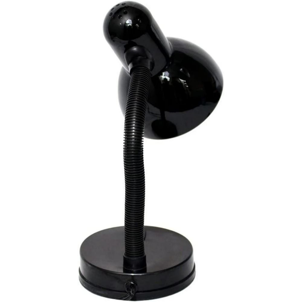 Flexibele LED-Schreibtischlampe | Verstellbarer Hals | Minimalistisches Design | Schwarz | Energieeffizient | Lange Lebensdauer | 35,2 cm hoch