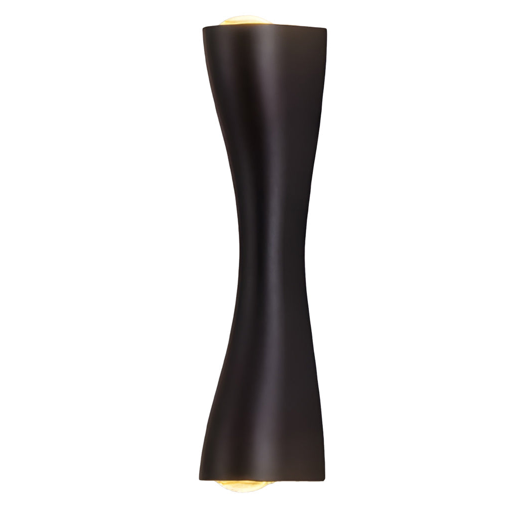 LumiBriljant LED-Wandleuchte | Moderne Metalloberfläche | Doppelte Lichtausrichtung | Elegantes Design | Energieeffizient | Maße 15x10x5 cm