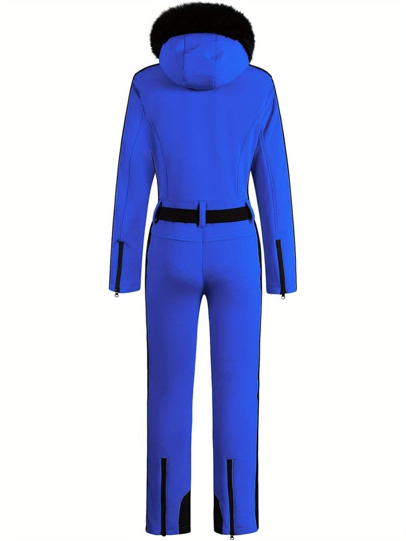 Dame Skidragt Jumpsuit | Vandtæt Design med Varmt For og Bæltedetalje | Essential Af Nikcky
