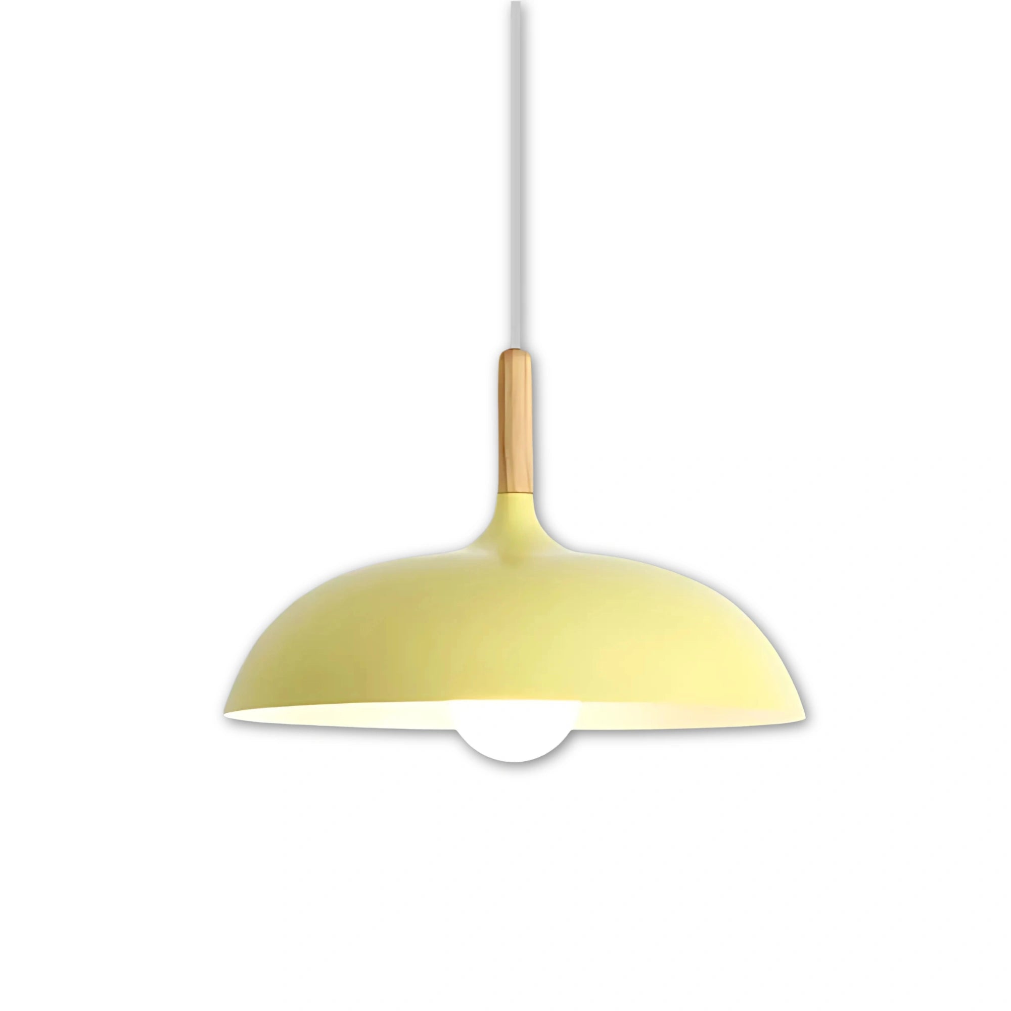 Skandinavisk | Moderne NordicLight Loftlampe | LED E27 | Eg og Jern | Justerbar Længde 100 cm | Varm Hvid | Kølig Hvid | AC110V-220V | Energivenlig Indendørs Belysning | Multifarvet | Elegant design | Høj Kvalitet