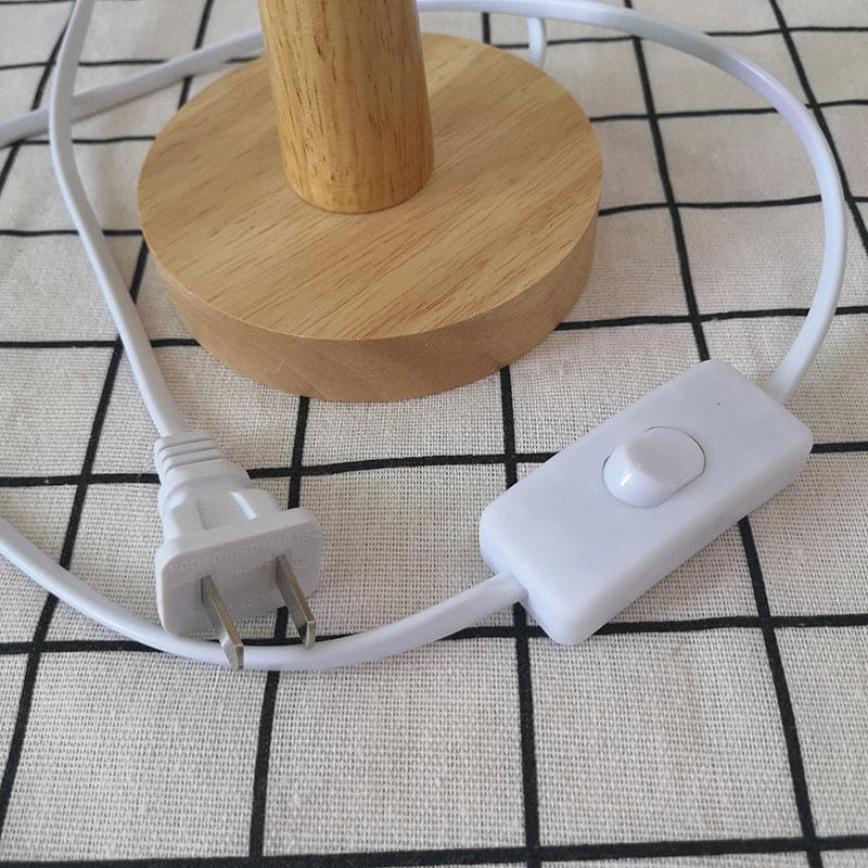 LightWave | Design en corde tressée | Naturel rustique | Fait main | Lampe LED | Rechargeable par USB | Lumière chaude | 20 x 20 x 25