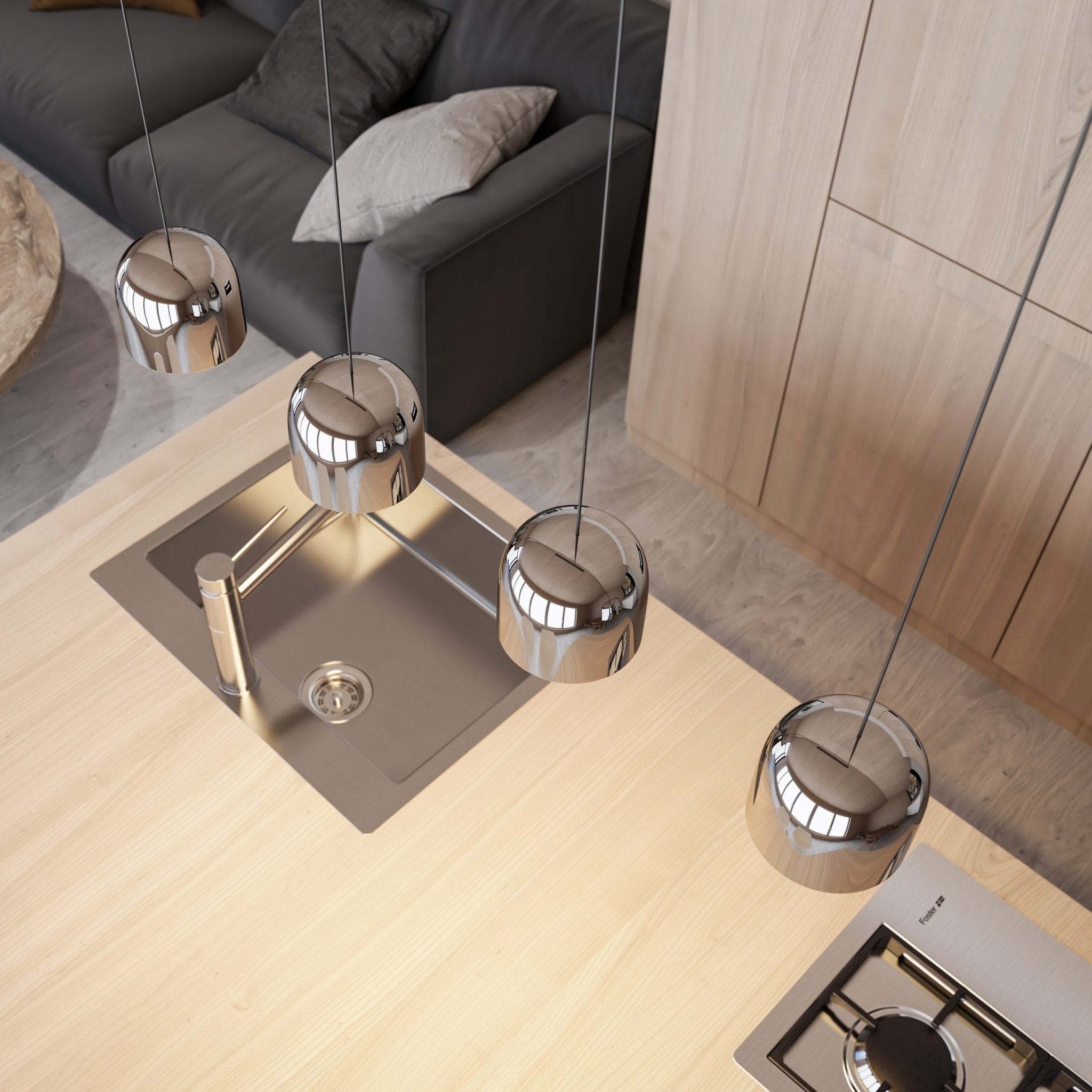 AURORA | Élégante lampe suspendue | Lampe design pour table à manger | Éclairage