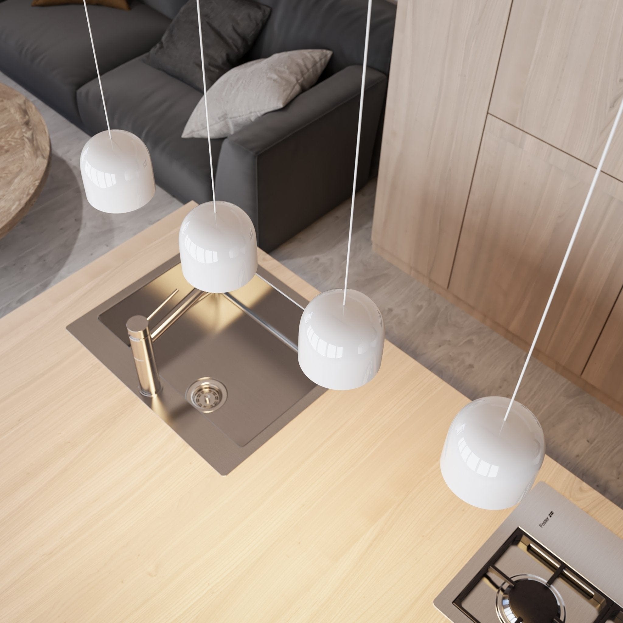 AURORA | Élégante lampe suspendue | Lampe design pour table à manger | Éclairage