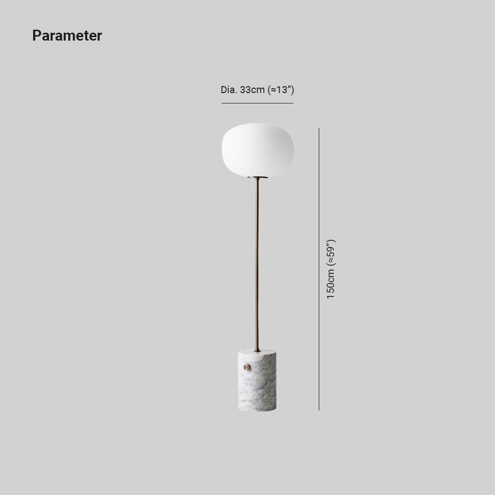 Quinova | Moderne Stehlampe | Schlankes Design | Luxuriöser Marmorfuß | Robust und Elegant | Für Wohnzimmer, Schlafzimmer oder Büro | Zeitloser Look