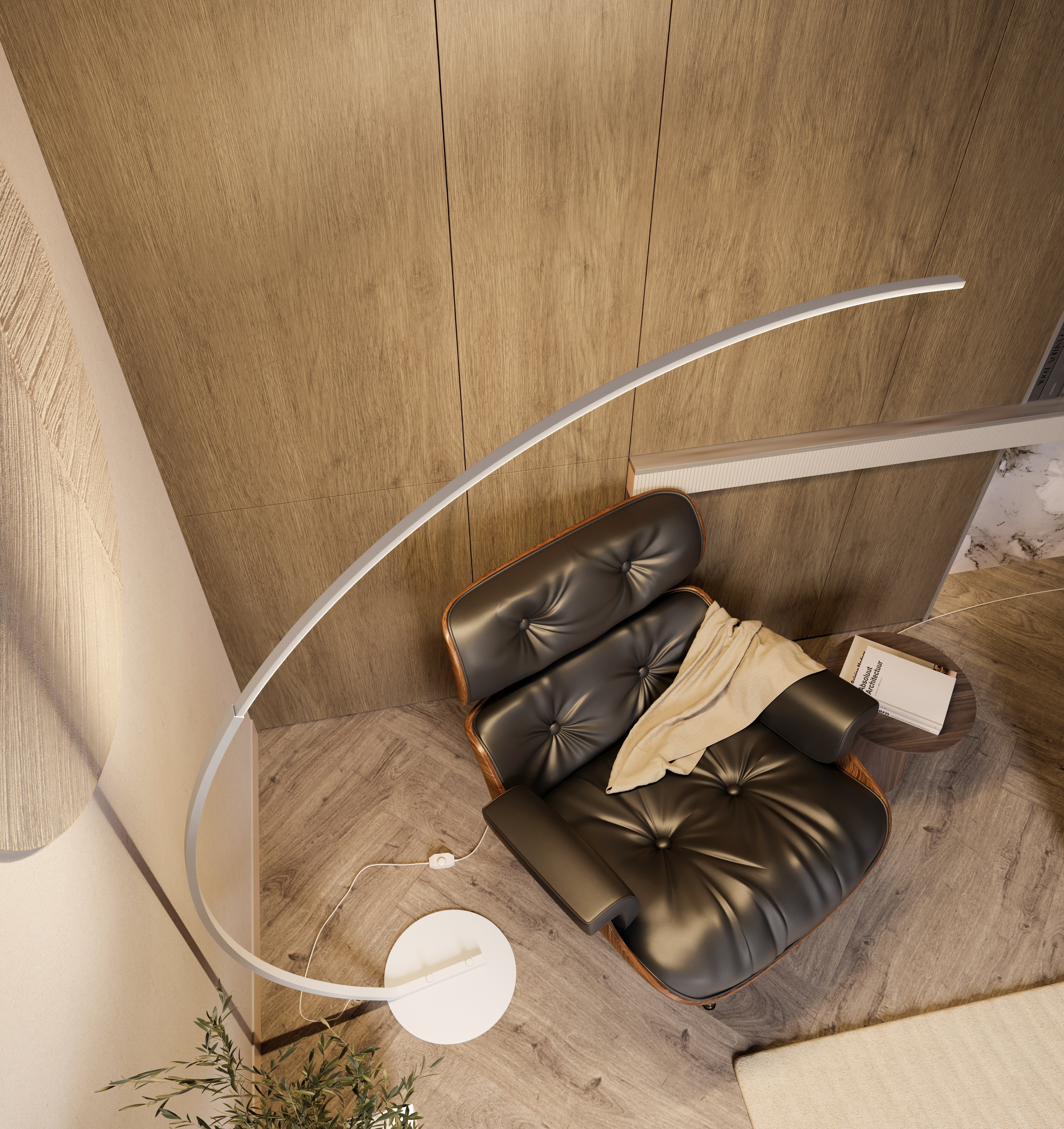 Zanteur LED | Stehlampe im modernen Design | Energiesparende Beleuchtung | Für Wohnzimmer, Schlafzimmer, Leseecke | Hohe Qualität und Haltbarkeit