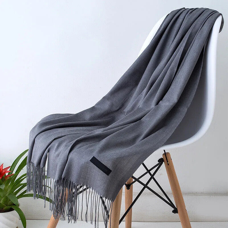 Bria Cashmere tørklæde | Lang & Stilfuld
