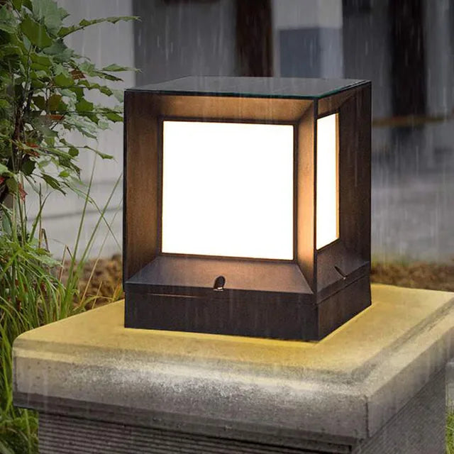 KubusLux | Außen-LED-Lampe | Kubedesign | Aluminium | Moderne Beleuchtung für Garten, Terrasse und Einfahrt | Verschiedene Größen | Wetterfest