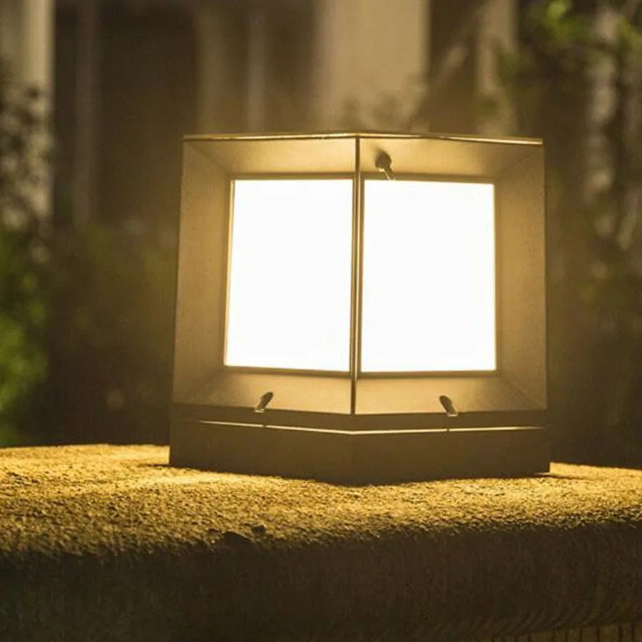 KubusLux | Außen-LED-Lampe | Kubedesign | Aluminium | Moderne Beleuchtung für Garten, Terrasse und Einfahrt | Verschiedene Größen | Wetterfest