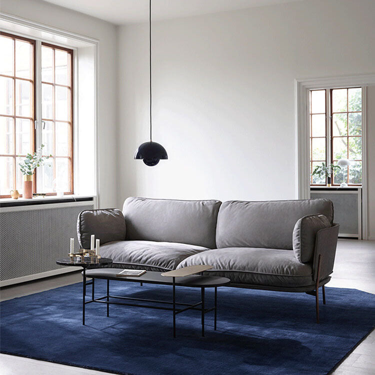 Luminoir Macaron Suspension | Éclairage Moderne | Design Demi-cercle | E27 | Métal Multicolore | Longueur Réglable 150 cm | Hauteur 16 cm | Largeur