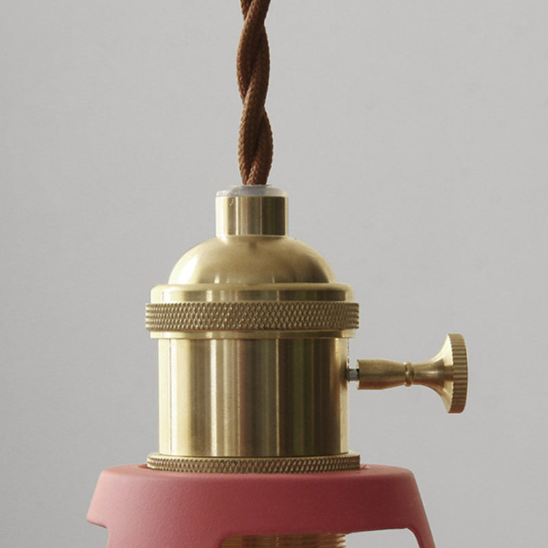 Lampe loft rétro | Design industriel | Métal | Chaîne réglable | Options de couleur | 1 source lumineuse | Idéal pour les restaurants | Compatible