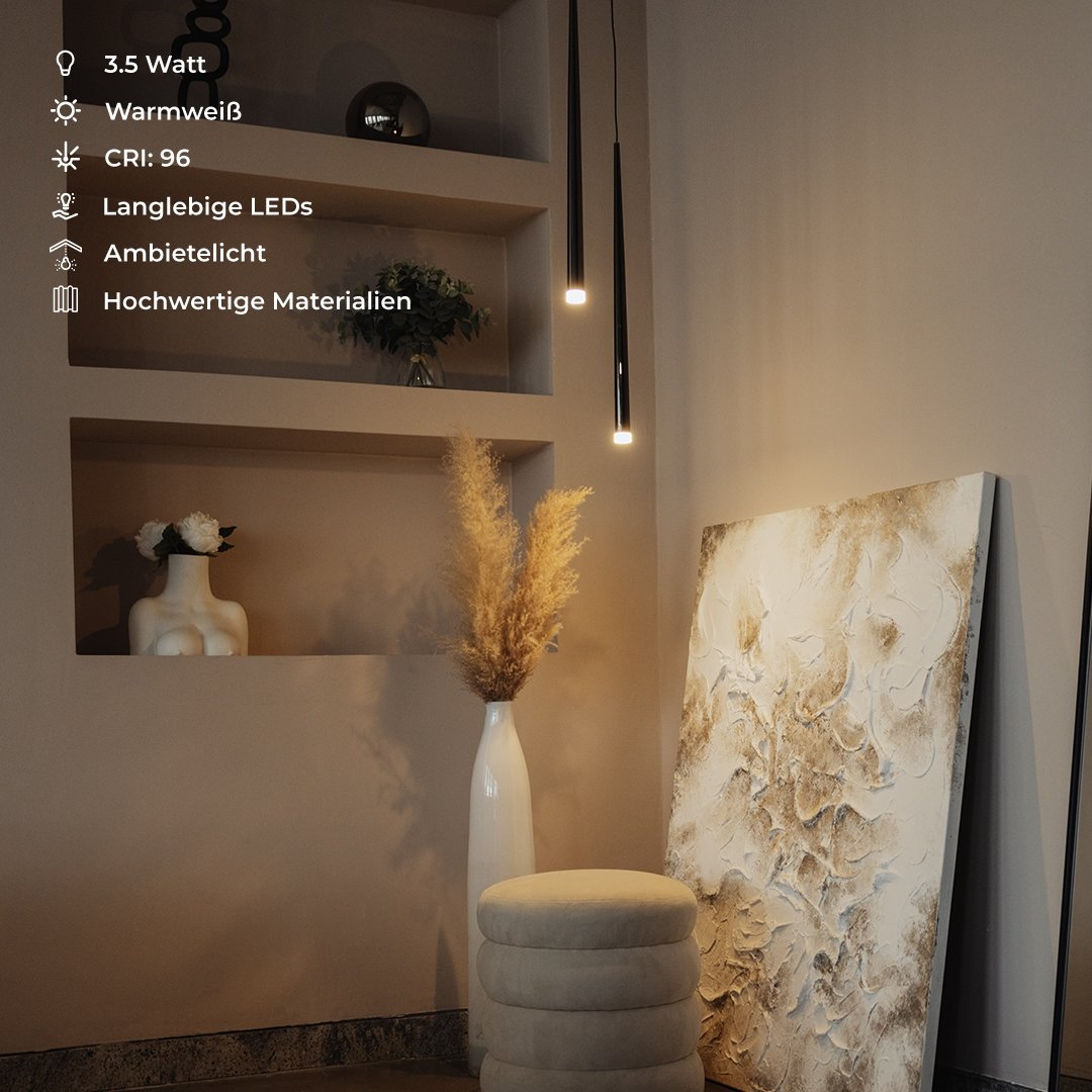 HADES | Moderne LED-Loftslampe | Energieeinsparende Beleuchtung | Einfache Installation | Stilvolles Design | Geeignet für Wohnzimmer und